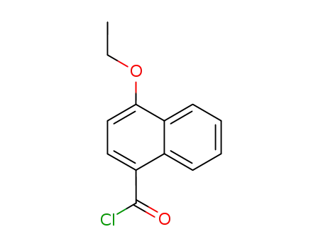 Molecular Structure of 824430-42-4 (1-Naphthalenecarbonyl chloride, 4-ethoxy-)