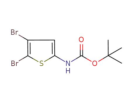 Molecular Structure of 943321-93-5 (tert-butyl 4,5-dibromothiophen-2-ylcarbamate)