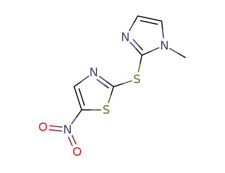 2-(1-methylimidazol-2-yl)sulfanyl-5-nitro-1,3-thiazole