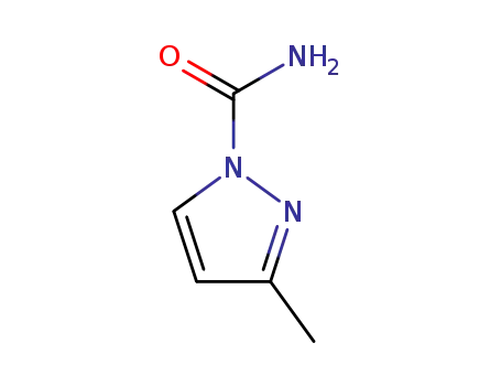 Molecular Structure of 873-50-7 (3-METHYLPYRAZOLE-1-CARBOXAMIDE)
