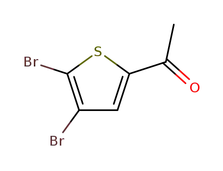 Molecular Structure of 7209-12-3 (1-(4,5-DIBROMO-2-THIENYL)-1-ETHANONE)