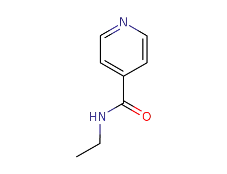 Molecular Structure of 41116-48-7 (4-Pyridinecarboxamide,N-ethyl-(9CI))