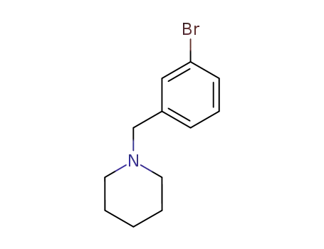 Molecular Structure of 59507-40-3 (1-(3-Bromobenzyl)piperidine)