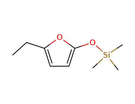 Molecular Structure of 62596-56-9 (Silane, [(5-ethyl-2-furanyl)oxy]trimethyl-)