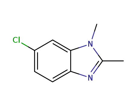 Molecular Structure of 14537-47-4 (1H-Benzimidazole,6-chloro-1,2-dimethyl-(9CI))