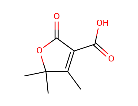 3-Furancarboxylic acid, 2,5-dihydro-4,5,5-trimethyl-2-oxo-