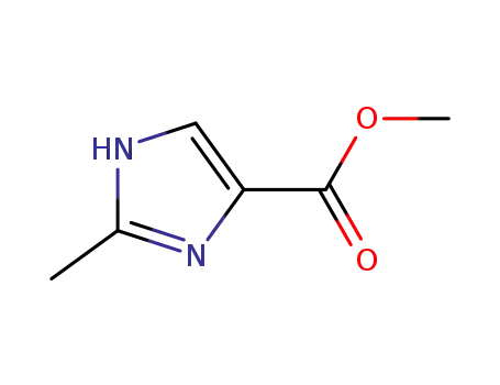 Molecular Structure of 97602-72-7 (1H-Imidazole-4-carboxylicacid,2-methyl-,methylester(9CI))