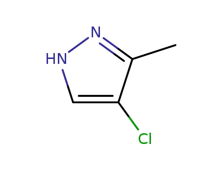 Molecular Structure of 15878-08-7 (4-Chloro-3-Methyl-1H-pyrazole)