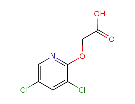 Molecular Structure of 68057-86-3 ([(3,5-Dichloro-2-pyridinyl)oxy]acetic acid)