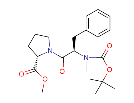 L-Proline, N-[(1,1-dimethylethoxy)carbonyl]-N-methyl-D-phenylalanyl-,
methyl ester
