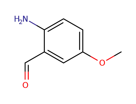 Molecular Structure of 26831-52-7 (Benzaldehyde,  2-amino-5-methoxy-)