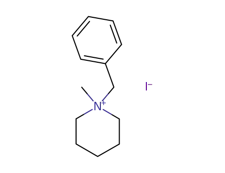 Piperidinium,1-methyl-1-(phenylmethyl)-, iodide (1:1) cas  7596-28-3