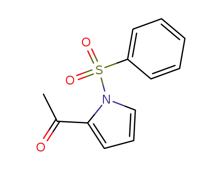 Molecular Structure of 86688-88-2 (2-ACETYL-1-(PHENYLSULFONYL)PYRROLE)