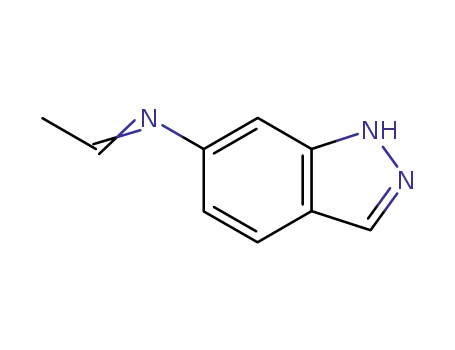 1H-Indazol-6-amine, N-ethylidene-