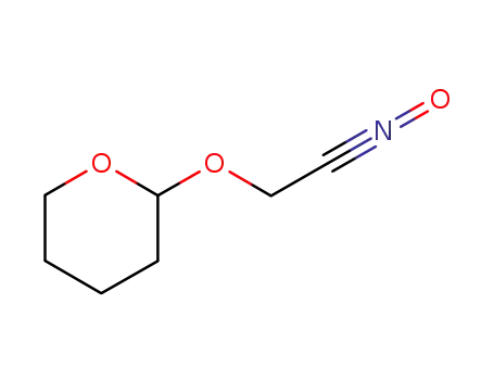 Molecular Structure of 77790-67-1 (Acetonitrile, [(tetrahydro-2H-pyran-2-yl)oxy]-, N-oxide)