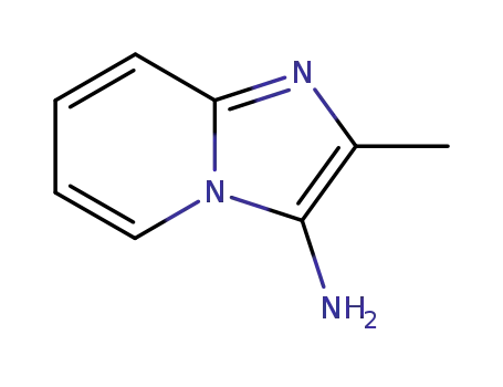 Molecular Structure of 28036-31-9 (2-METHYLIMIDAZO[1,2-A]PYRIDIN-3-AMINE)