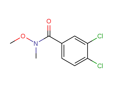 Molecular Structure of 200802-01-3 (3,4-DICHLORO-N-METHOXY-N-METHYLBENZENECARBOXAMIDE)