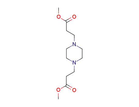 Molecular Structure of 4038-90-8 (dimethyl piperazine-1,4-dipropionate)