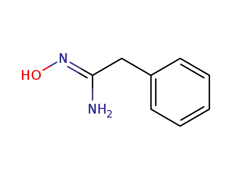 Molecular Structure of 19227-11-3 ((1E)-N'-HYDROXY-2-PHENYLETHANIMIDAMIDE)