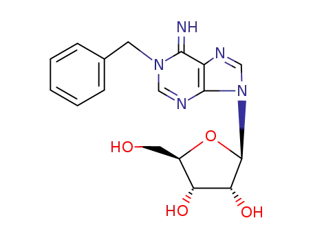 Molecular Structure of 55677-94-6 (Adenosine, 1-(phenylmethyl)-)
