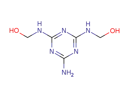 Molecular Structure of 5001-80-9 ([(6-amino-1,3,5-triazine-2,4-diyl)diimino]bismethanol)