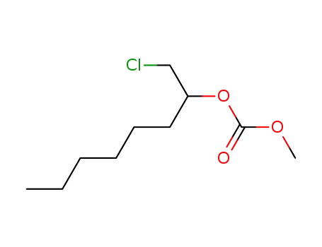 Molecular Structure of 78241-79-9 (Carbonic acid, 1-(chloromethyl)heptyl methyl ester)