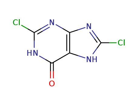 2,8-dichloro-3,5-dihydropurin-6-one cas  53225-79-9