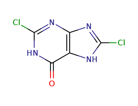 2,8-dichloro-3,5-dihydropurin-6-one cas  53225-79-9