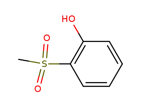 Molecular Structure of 27489-33-4 (2-(METHYLSULFONYL)PHENOL)