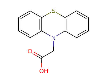 Molecular Structure of 25244-68-2 (PHENOTHIAZINE-10-ACETIC ACID)
