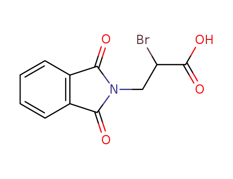 2-bromo-3-(1,3-dioxo-1,3-dihydro-2H-isoindol-2-yl)propanoic acid