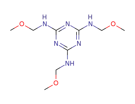 Molecular Structure of 2420-27-1 (N,N',N''-tris(methoxymethyl)-1,3,5-triazine-2,4,6-triamine)