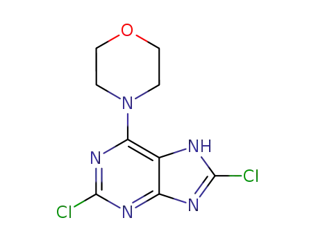 1H-Purine, 2,8-dichloro-6-(4-morpholinyl)-