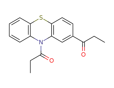 10H-Phenothiazine,2,10-bis(1-oxopropyl)- (9CI)