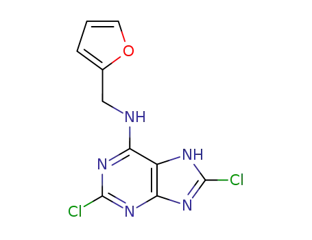 9H-Purin-6-amine,2,8-dichloro-N-(2-furanylmethyl)-