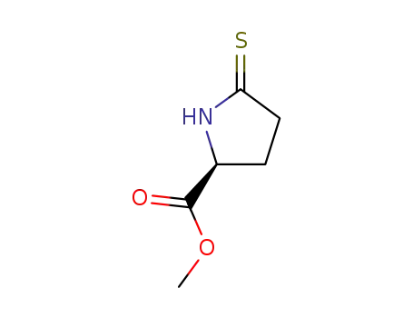 Molecular Structure of 85178-37-6 (methyl 5-thioxo-L-prolinate)