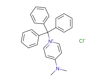 Molecular Structure of 78646-25-0 (4-(DIMETHYLAMINO)-1-(TRIPHENYLMETHYL)PYRIDINIUM CHLORIDE)