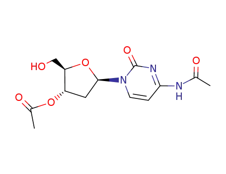 Molecular Structure of 70284-47-8 (4-3''-O-DIACETYL-2''DEOXYCYTIDINE)