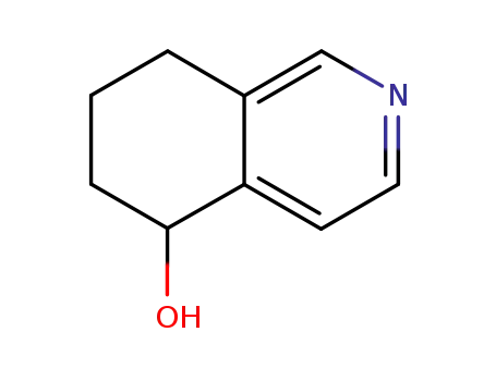 Molecular Structure of 97112-03-3 (5-Isoquinolinol, 5,6,7,8-tetrahydro-)