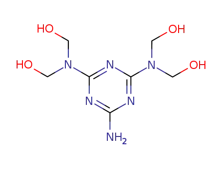 Molecular Structure of 38228-21-6 ([(6-amino-1,3,5-triazine-2,4-diyl)dinitrilo]tetrakismethanol)