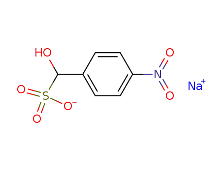 Benzenemethanesulfonic acid, a-hydroxy-4-nitro-, monosodium salt