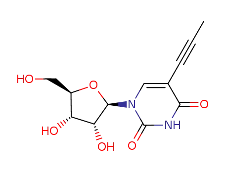 Molecular Structure of 188254-39-9 (Uridine, 5-(1-propynyl)-)