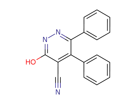 4-Pyridazinecarbonitrile,2,3-dihydro-3-oxo-5,6-diphenyl- cas  79225-55-1