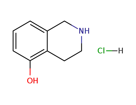 Molecular Structure of 102879-34-5 (5-Hydroxy-1,2,3,4-tetrahydroisoquinoline Hydrochloride)