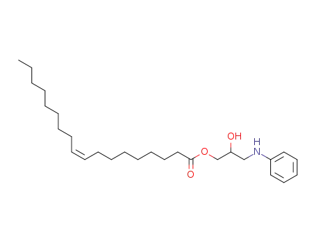 Molecular Structure of 102390-02-3 (3-(N-phenylamino)-1,2-propanediol 1-oleoyl ester)