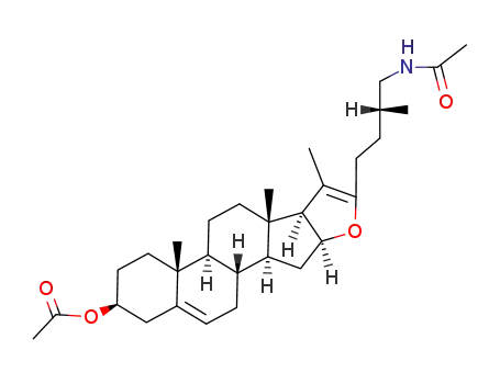 Acetamide, N-[(3b,25R)-3-(acetyloxy)furosta-5,20(22)-dien-26-yl]-(9CI) cas  5672-30-0