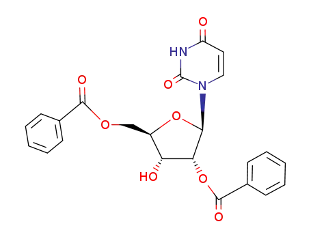 Molecular Structure of 5552-05-6 (Uridine, 2',5'-dibenzoate)