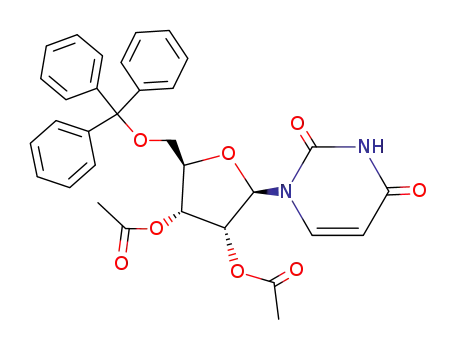 Uridine, 5'-O-(triphenylmethyl)-, 2',3'-diacetate