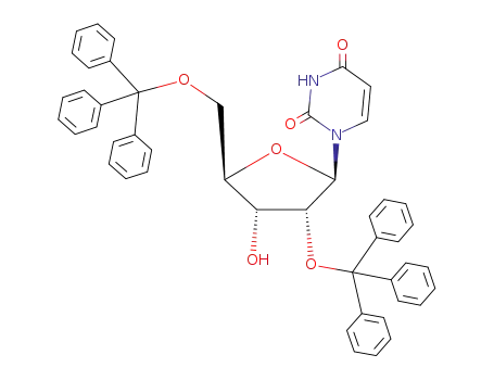 1-[4-hydroxy-3-trityloxy-5-(trityloxymethyl)oxolan-2-yl]pyrimidine-2,4-dione cas  6554-11-6