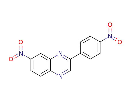 Molecular Structure of 35043-12-0 (Quinoxaline, 7-nitro-2-(4-nitrophenyl)-)